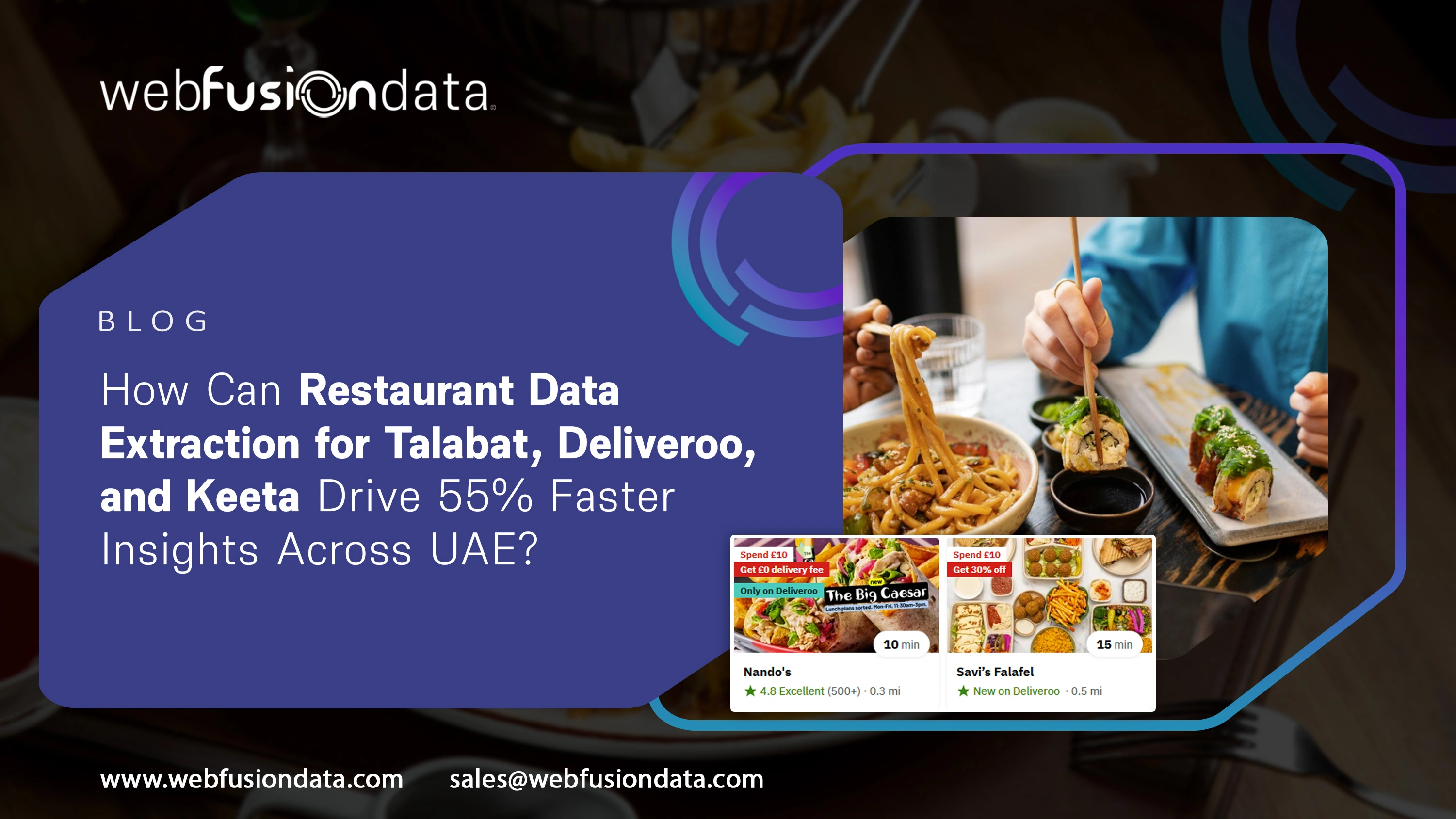 How Can Restaurant Data Extraction for Talabat, Deliveroo, and Keeta Drive 55% Faster Insights Across UAE?