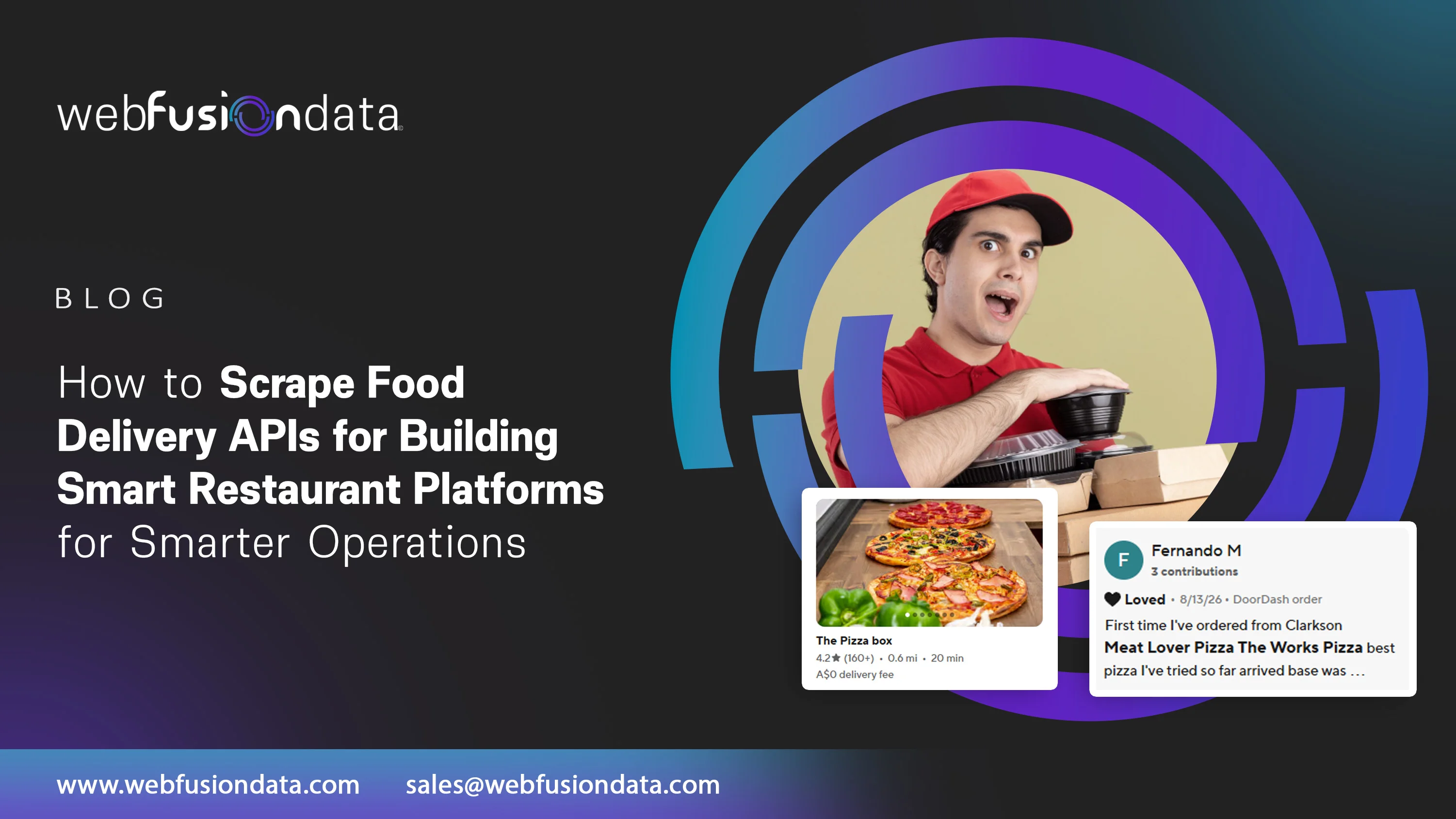 Scrape Food Delivery APIs for Building Smart Restaurant Platforms