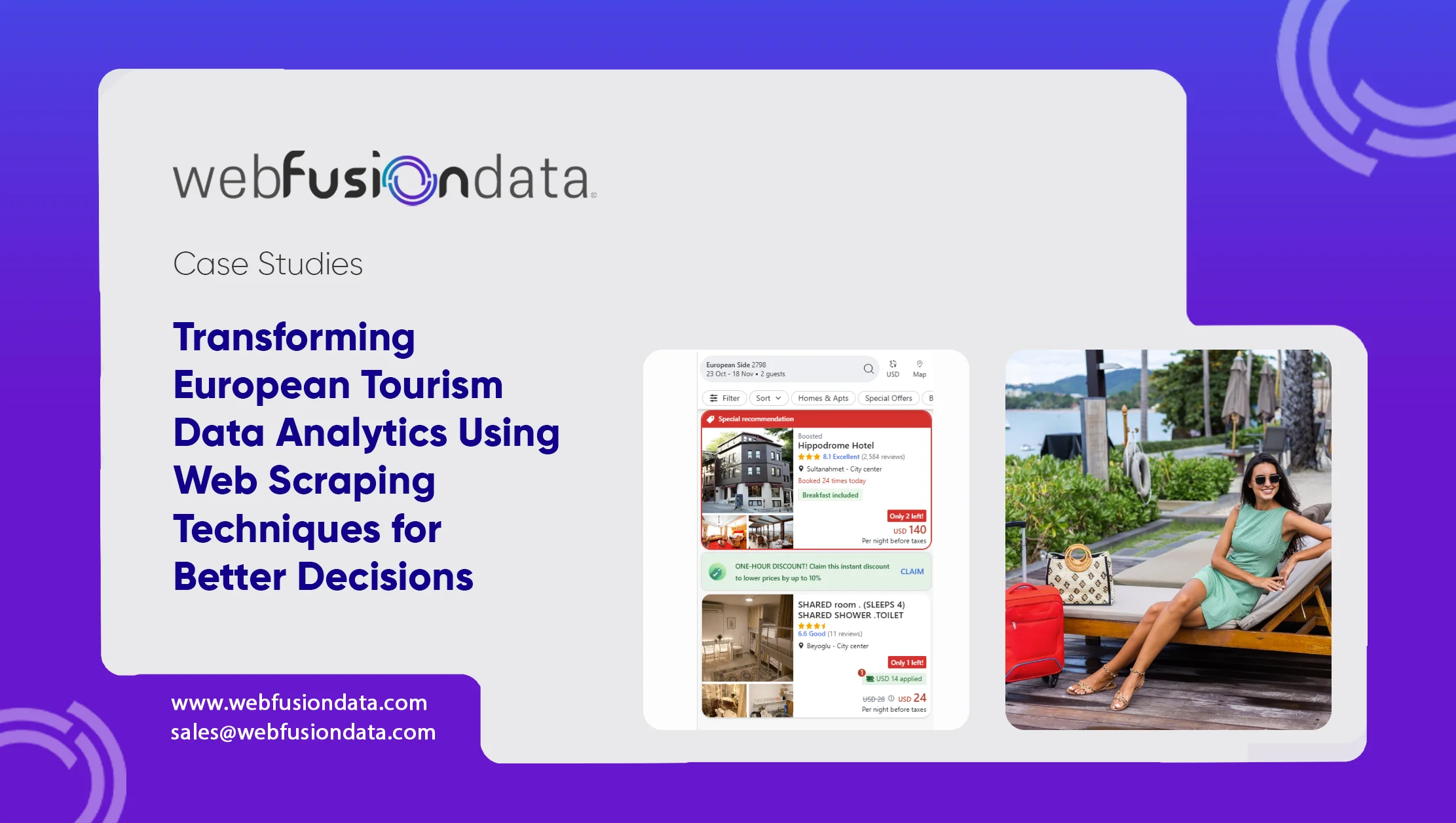 European Tourism Data Analytics Using Web Scraping Techniques