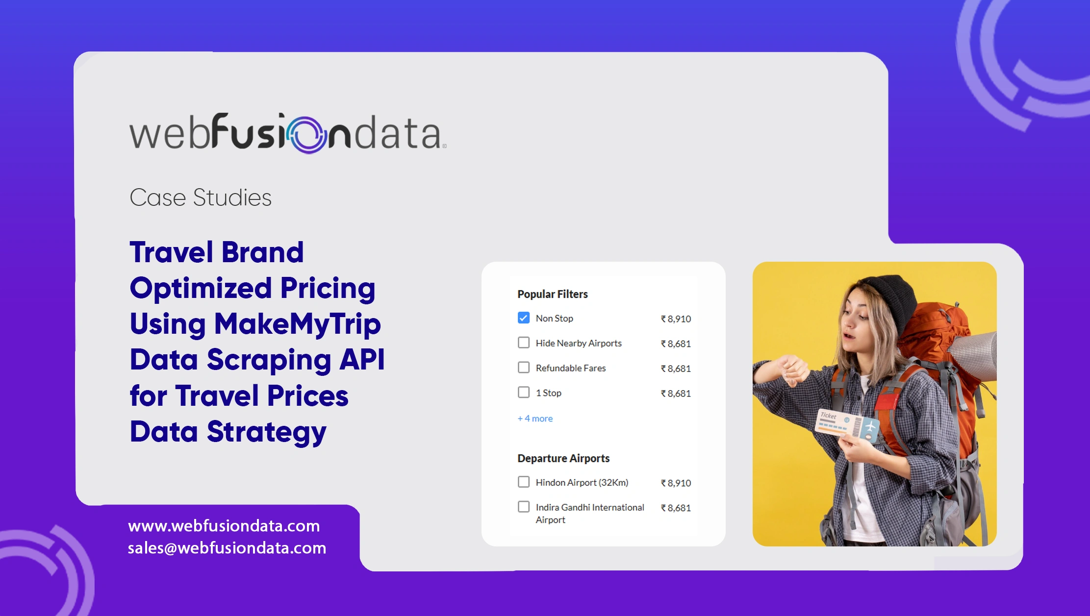 Travel Brand Optimized Pricing Using MakeMyTrip Data Scraping API for Travel Prices Data Strategy