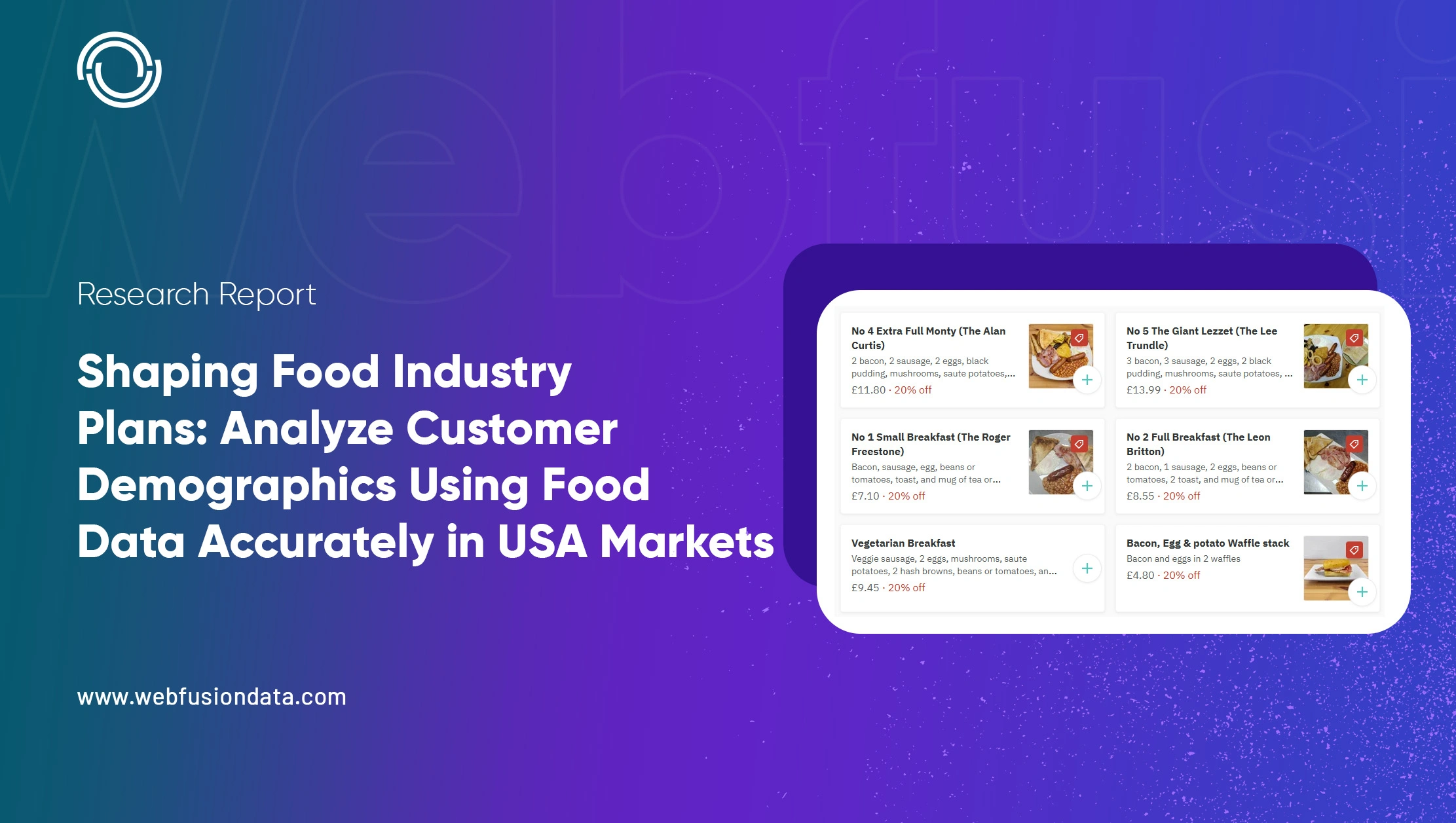 Shaping Food Industry Plans: Analyze Customer Demographics Using Food Data Accurately in USA Markets