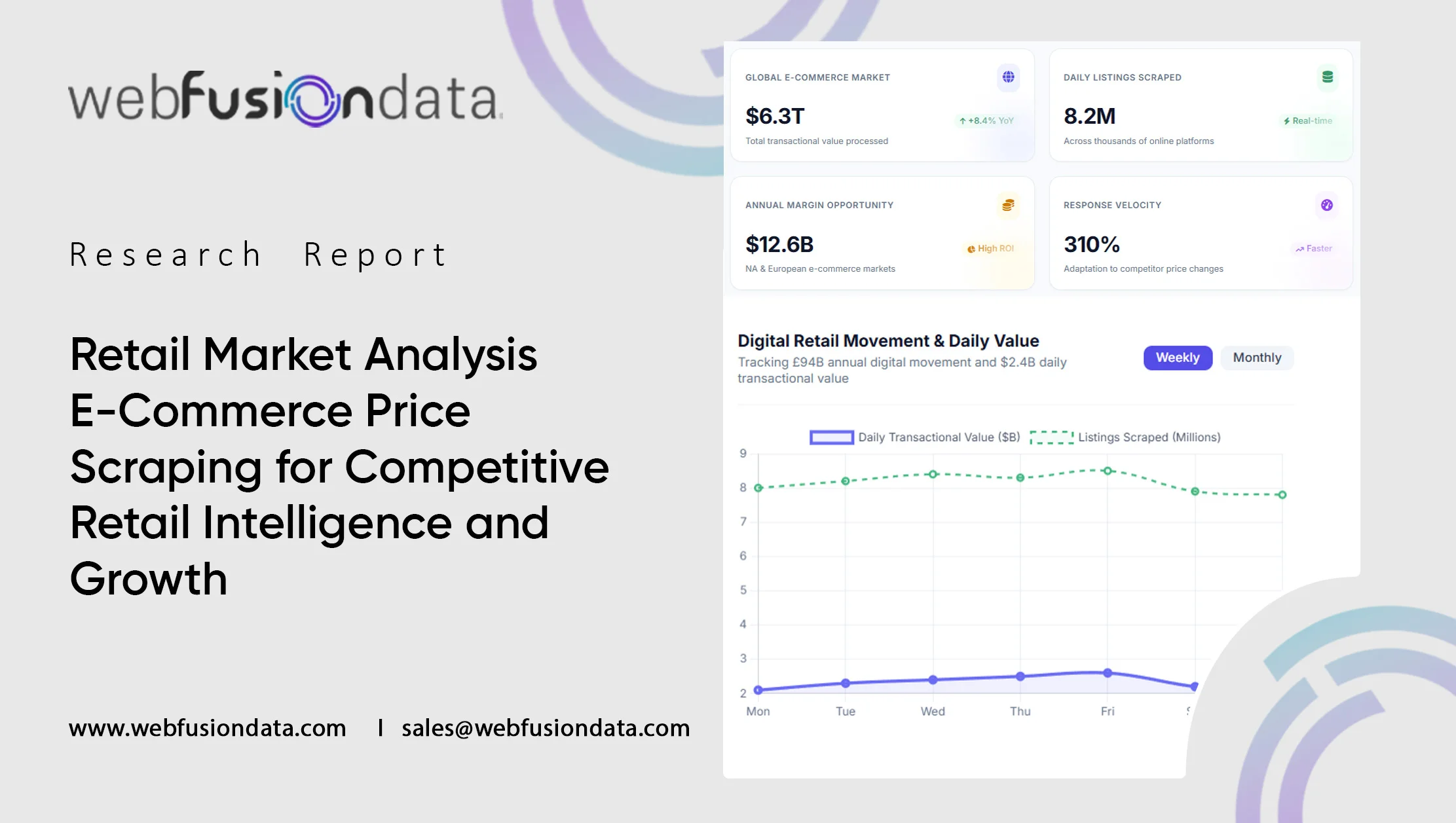 Retail Market Analysis: E-Commerce Price Scraping for Competitive Retail Intelligence and Growth