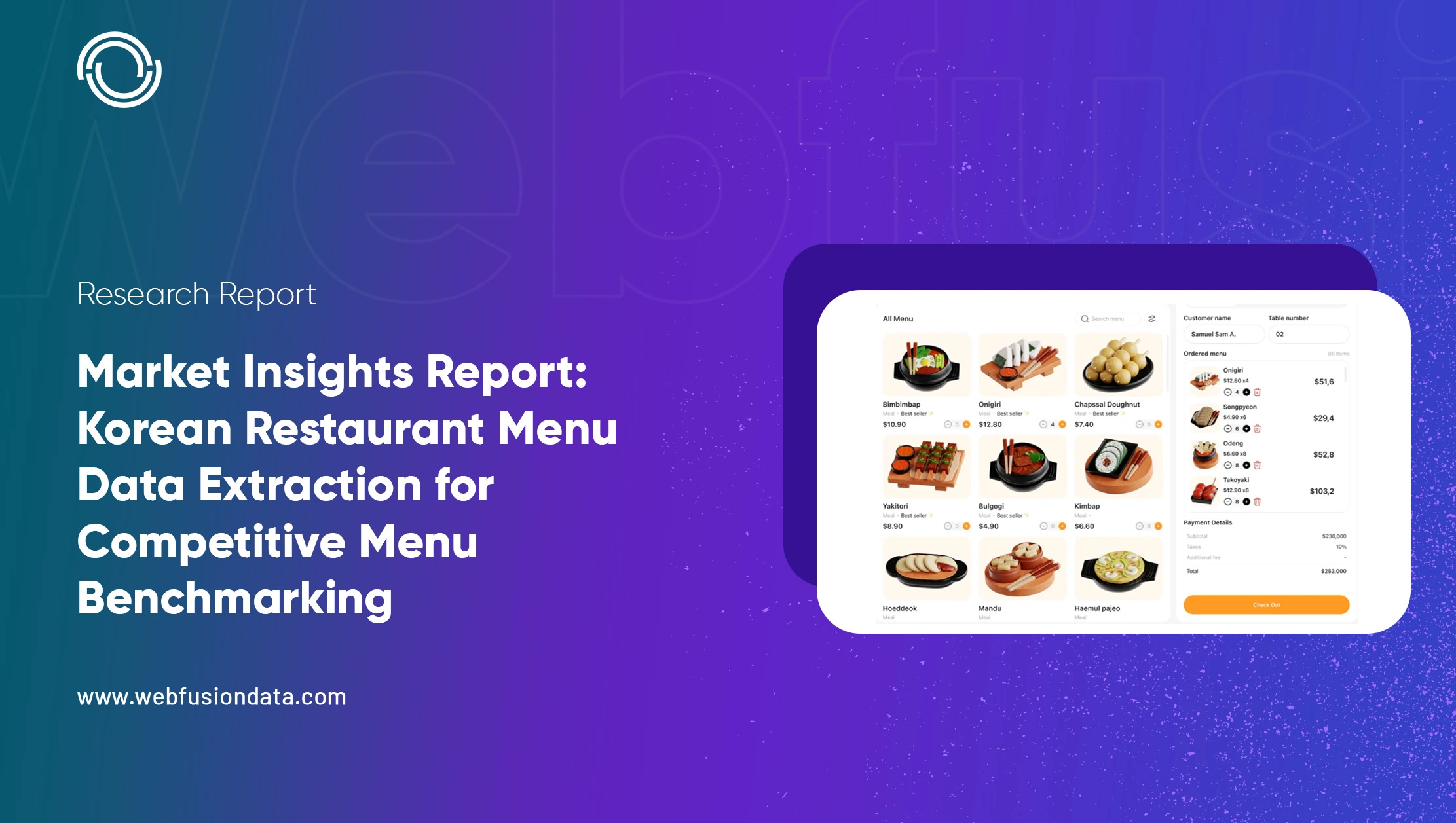 Market Insights Report: Korean Restaurant Menu Data Extraction for Competitive Menu Benchmarking