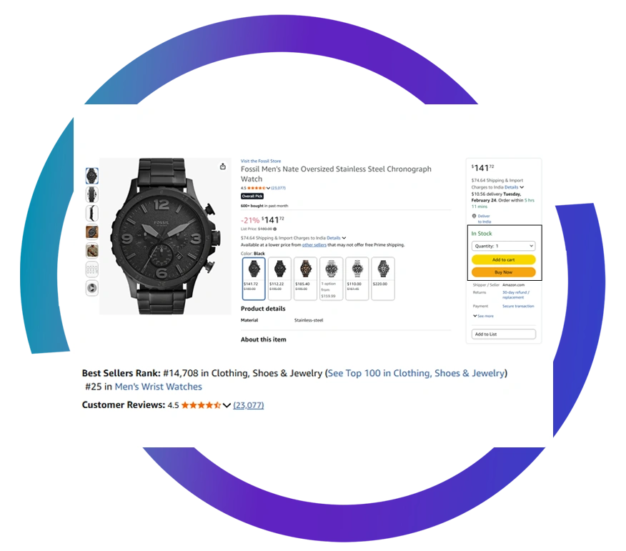 Web scraping illustration