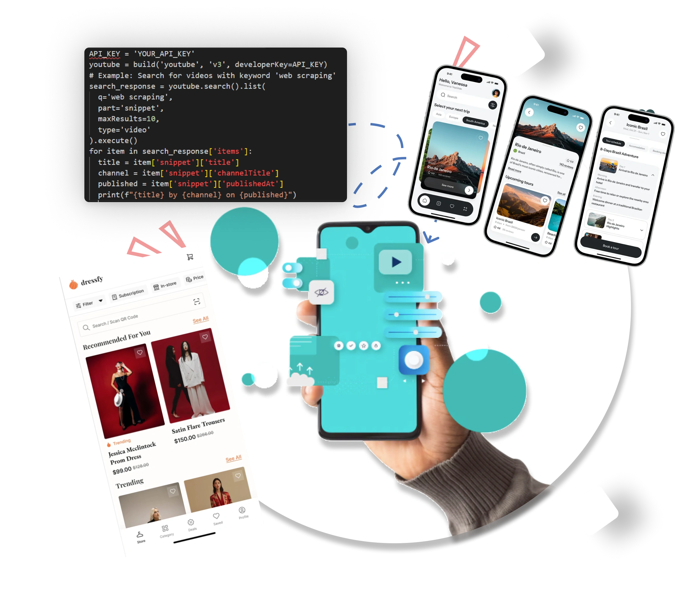 Web scraping illustration