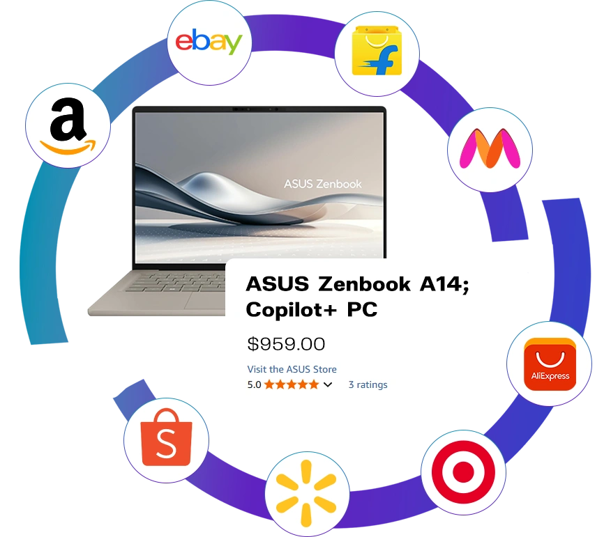 Web scraping illustration